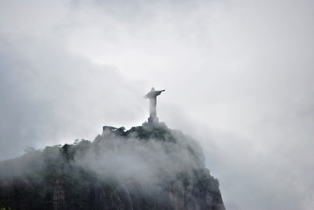 Neblina no Rio de Janeiro.